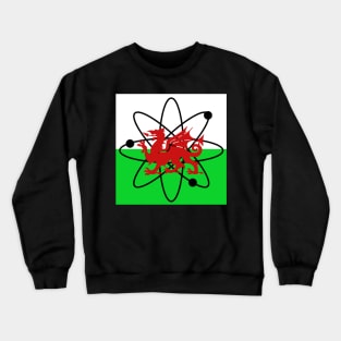 Welsh Flag Atomic Dragon Crewneck Sweatshirt